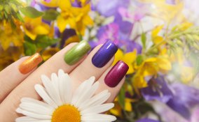 nail art, trucco, primavera 2017