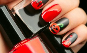 nail art Halloween