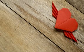 cuore origami facile