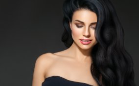 trucco, capelli neri, video tutorial