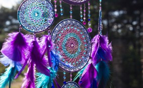 come fare un acchiappasogni, acchiappasogni fai da te facile