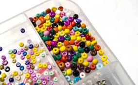 fiori perline fai da te, gioielli fiori perline fai da te