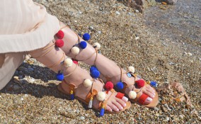 sandali estivi pon pon