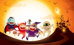 decorazioni halloween fai da te, decorazioni halloween da stampare, immagini halloween