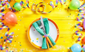 carnevale, casa, decorazioni