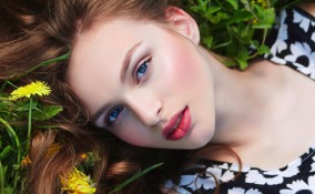 trucco, occhi, giorno