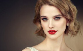 piega mossa, capelli medi, ricci