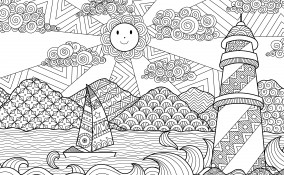 disegni mare antistress