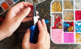 orecchini fai da te, orecchini gomma crepla