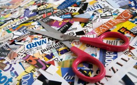 come rivestire oggetti con giornali e colla vinilica, decoupage