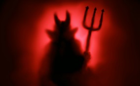 trucco halloween bambini, trucco diavolo