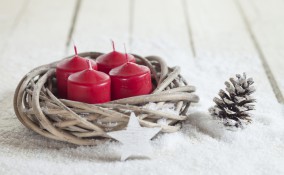 corona avvento fai da te, corona avvento idee