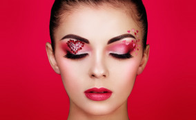 san valentino, trucco originale, particolari