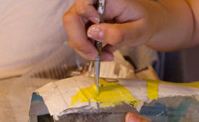 maschere cartapesta decorare casa