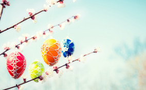 albero pasqua uncinetto, decorazioni pasqua uncinetto, pasqua uncinetto