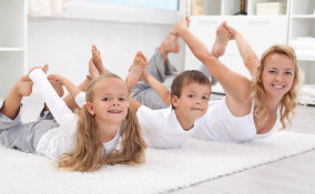 ginnastica casa bambini