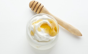 maschera, yogurt, miele
