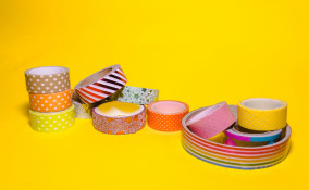 decorare muri nastro