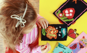 idee creative bambini lana