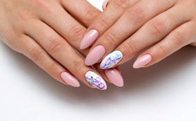 nail art, filo di cotone, video tutorial facile