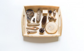 lavoretti materiali naturali