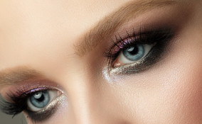 smokey eyes, occhi azzurri, trucco occhi bello