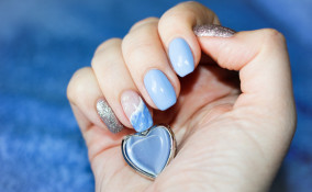 nail art, onde, idee manicure