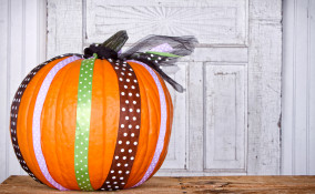 come decorare zucca con decoupage, come decorare zucca, zucca decoupage