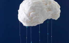 decorazione fai da te forma nuvola, decorazione nuvola