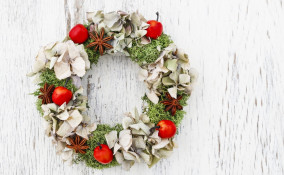 ghirlanda natalizia fai da te, ghirlanda natale fai da te, ghirlanda fai da te