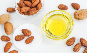 maschera viso fai da te olio mandorle, maschera viso fai da te