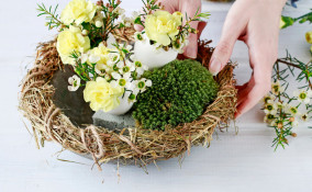 decorazioni pasquali fai da te tutorial centrotavola, decorazioni pasquali fai da te tutorial, centrotavola pasquale tutorial