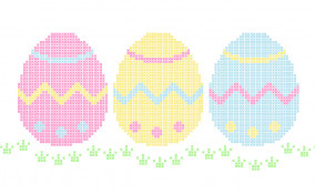 uova di pasqua punto croce, pasqua punto croce