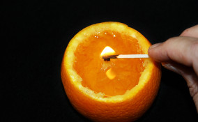 candele profumate agrumi