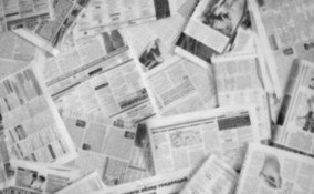 addobbi giornale fai da te