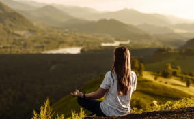 Yoga in montagna