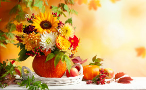 composizioni autunnali fai da te con zucche, composizioni autunnali fai da te, composizioni con zucche