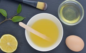 maschera, viso, albume