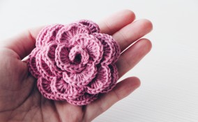 spilla uncinetto schemi, spilla uncinetto