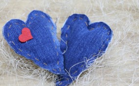 cuore jeans scarto