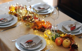 decorare tavola con zucche, decorare zucche