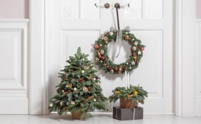 addobbi natalizi porta ingresso fai da te, addobbi natale porta ingresso fai da te