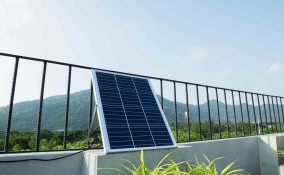 Pannello solare da balcone