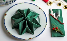 tovaglioli origami tavola
