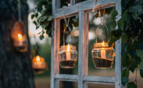 lanterne fiori secchi