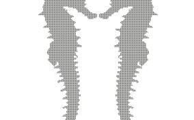 cavalucci marini punto croce, cavallucci punto croce