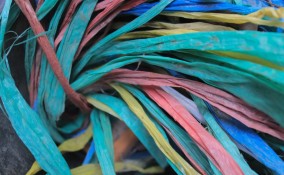 spilla rafia fai da te