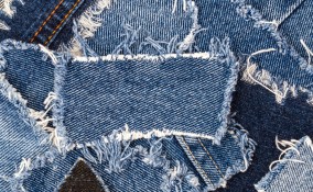 bracciale fai da te denim