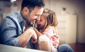 papà e figlia