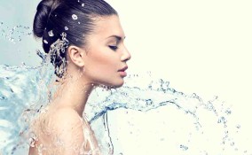 acqua termale per il viso